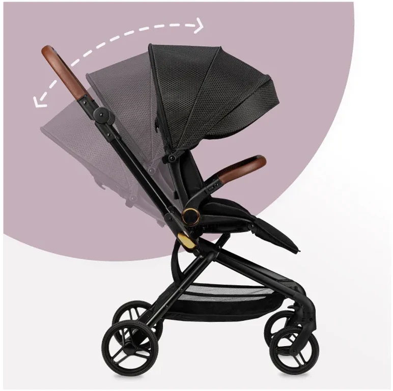 Прогулянкова коляска MoMi ADELLE black and gold